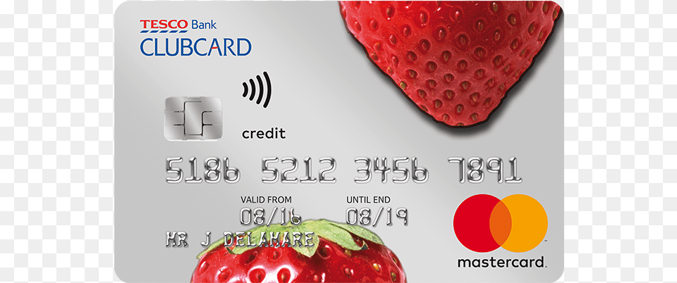 Our Clubcard Credit Card Nanmb Tesco Credit Card, Berry, Food, Fruit, Plant Free Transparent Png