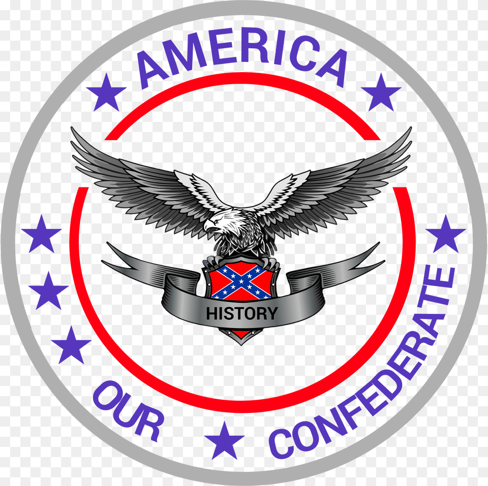 Our Confederate America Eagle For Logo, Badge, Emblem, Symbol Free Transparent Png