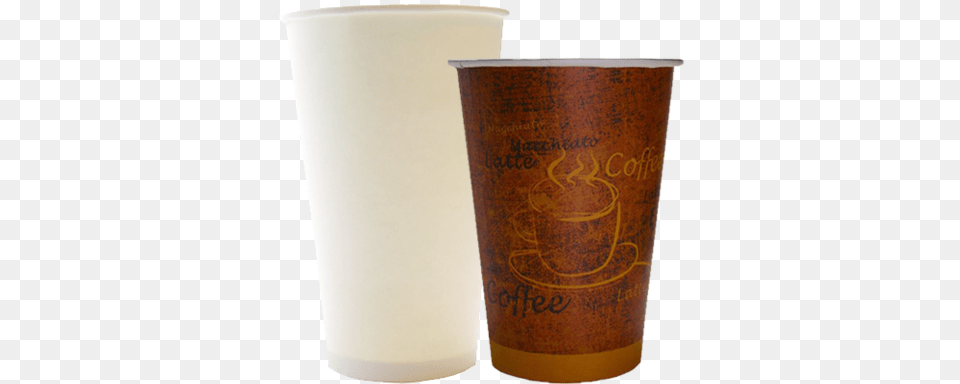 Our Crown Paper Coffee Cups Come In Two Different Designs Coffee Cup, Alcohol, Beer, Beverage, Bottle Free Png Download
