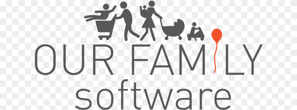 Our Family Software Updated Logo 01 V Silhouette, Cutlery, Spoon, Baby, Person Free Transparent Png