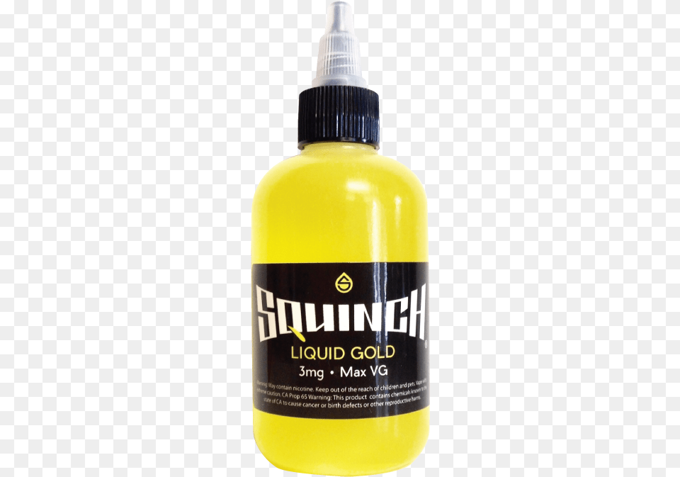 Our Flagship Flavor That Boosted Squinch Liquid Gold Cosmetics, Bottle, Shaker, Ink Bottle Free Png Download