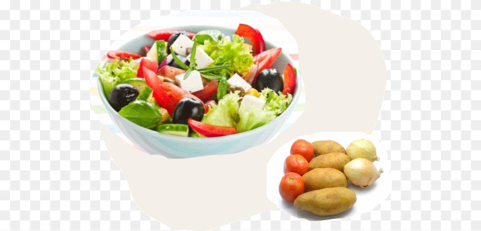 Our Food Greek Salad, Lunch, Meal, Dining Table, Furniture Free Png Download