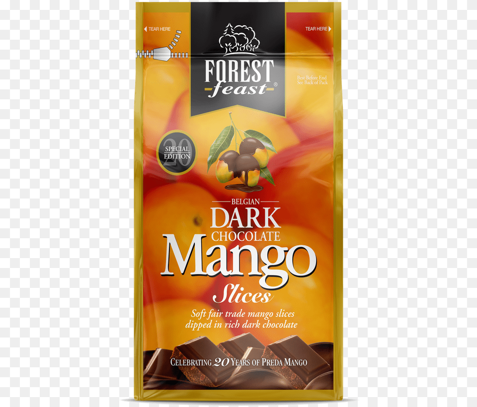 Our Forest Feast Milk Chocolate Mango Slices, Food, Fruit, Plant, Produce Free Transparent Png