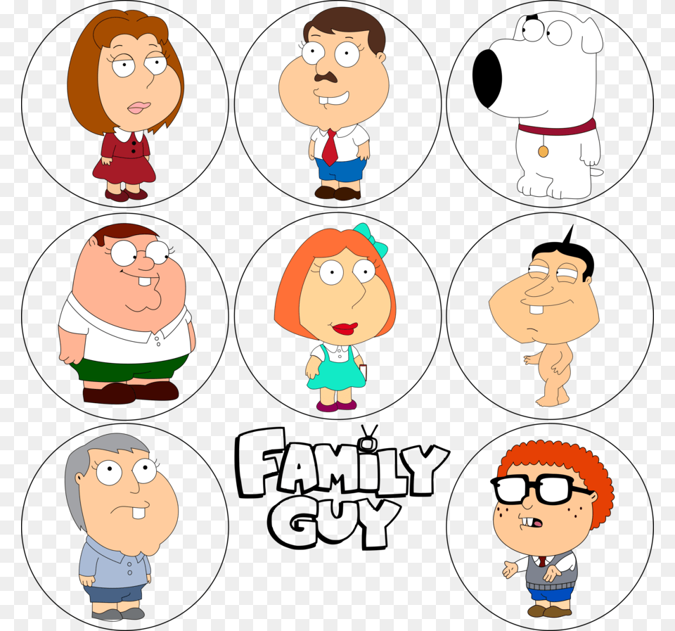Our Gang Young Family Family Guy American Dad South Family Guy Young Peter, Baby, Person, Face, Head Free Png Download