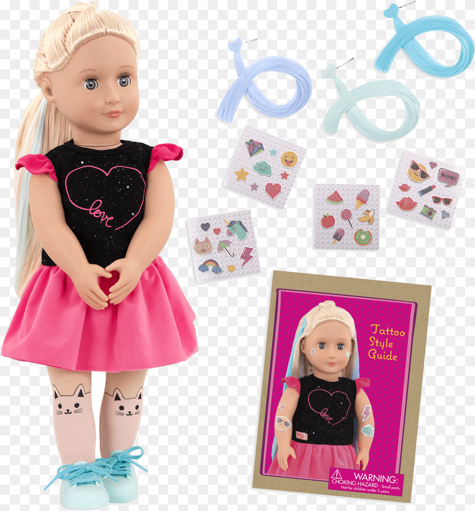 Our Generation Doll Luana, Toy, Baby, Person, Face Png Image