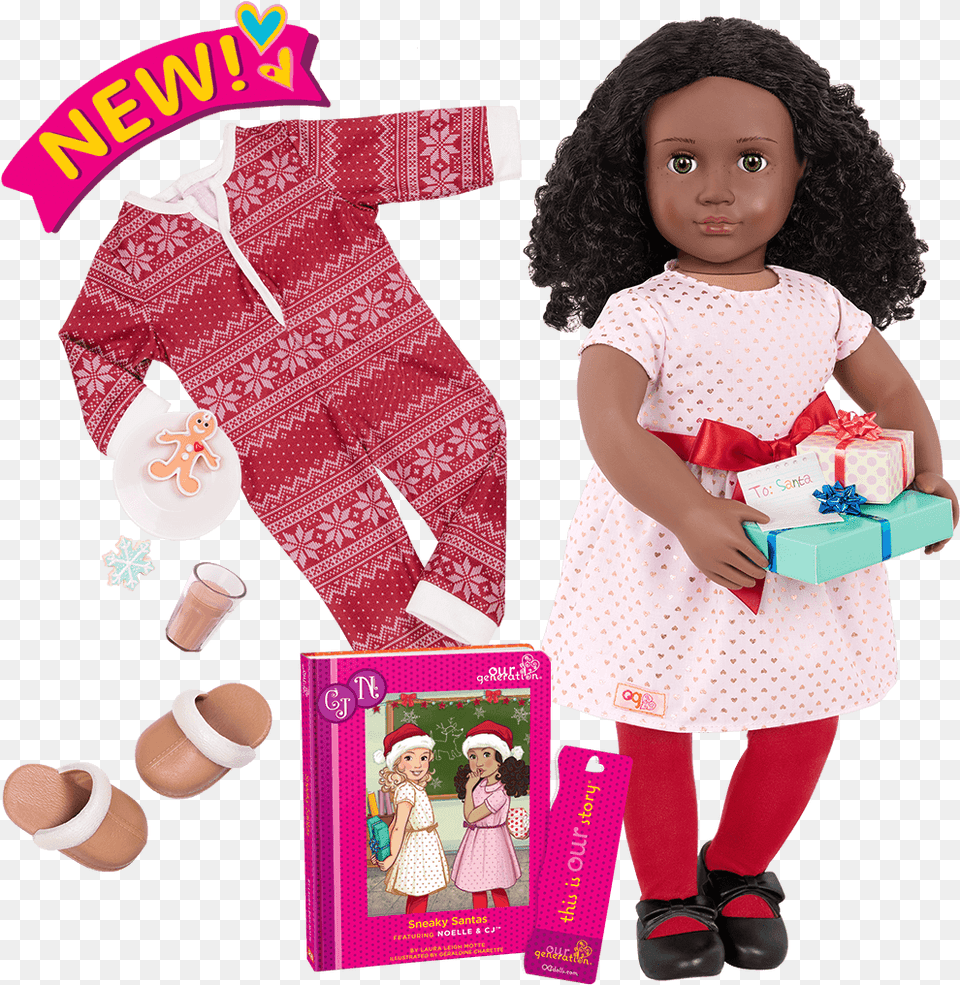 Our Generation Doll Noelle, Toy, Face, Head, Person Free Png Download