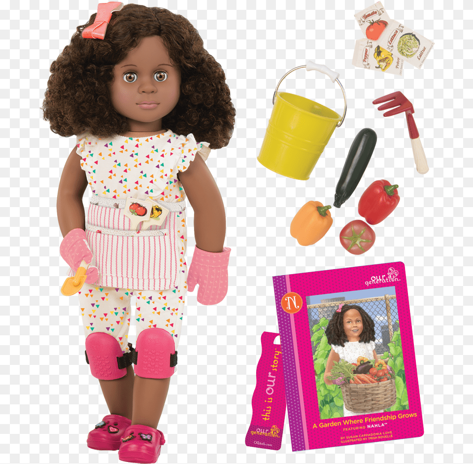 Our Generation Gardening Doll, Toy, Person, Girl, Female Png