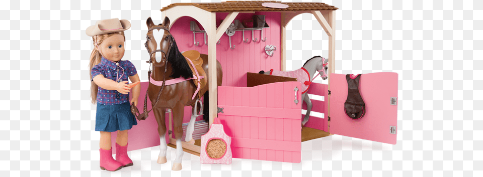 Our Generation Horse Stable, Female, Child, Girl, Person Free Png Download