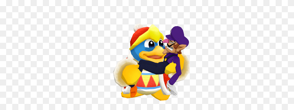 Our Great King Dedede Hanging Out With Waluigi The Dedede, Baby, Person Free Transparent Png