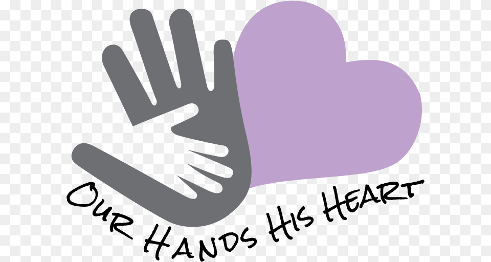 Our Hands His Heart Heart, Clothing, Glove Free Png