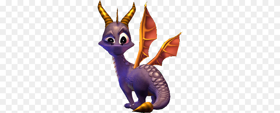 Our Hero Spyro The Dragon In His Spyro 2 Model Spyro Old Vs New, Animal, Fish, Sea Life, Shark Png Image