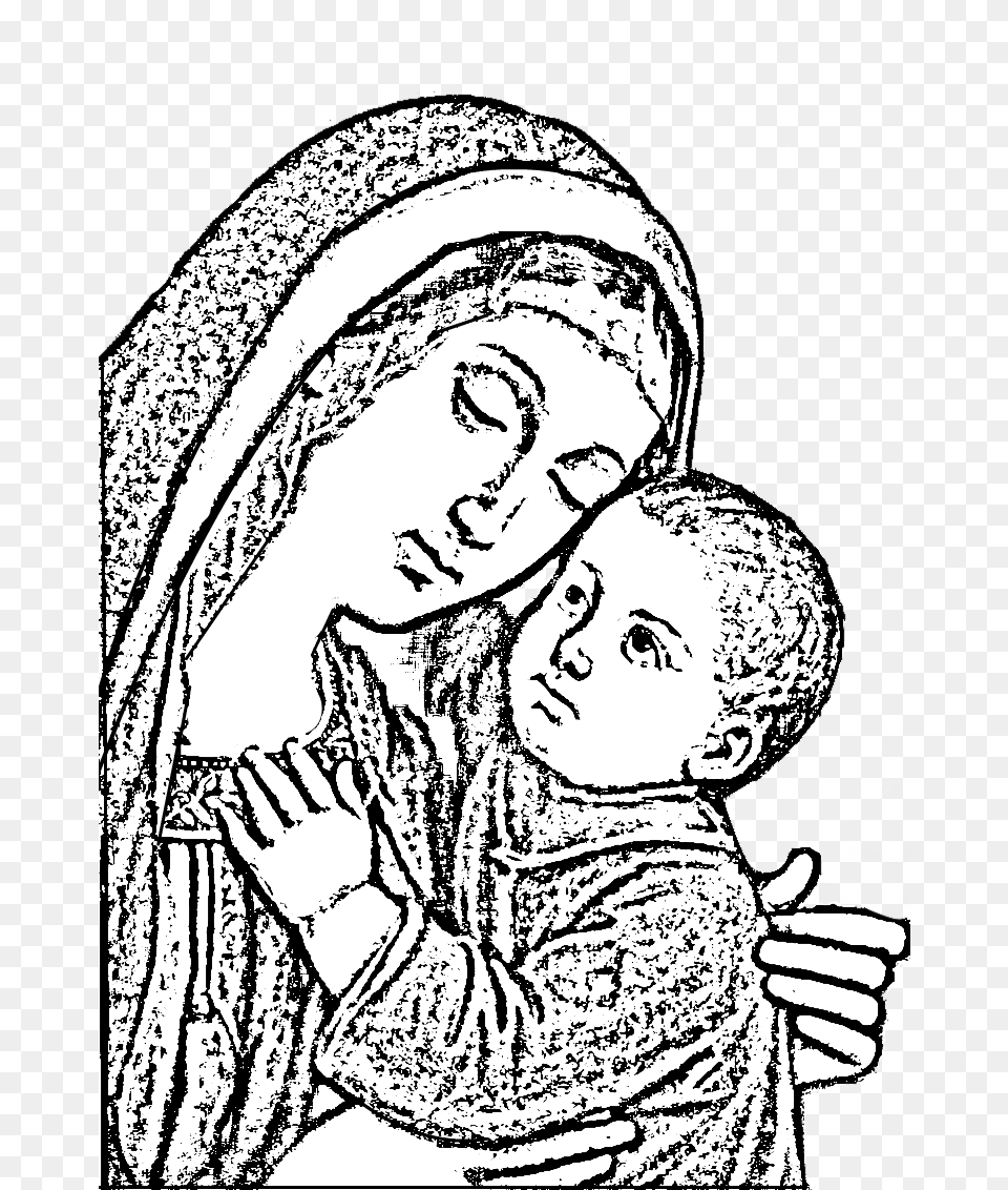 Our Lady Of Good Counsel, Art, Baby, Drawing, Person Free Transparent Png