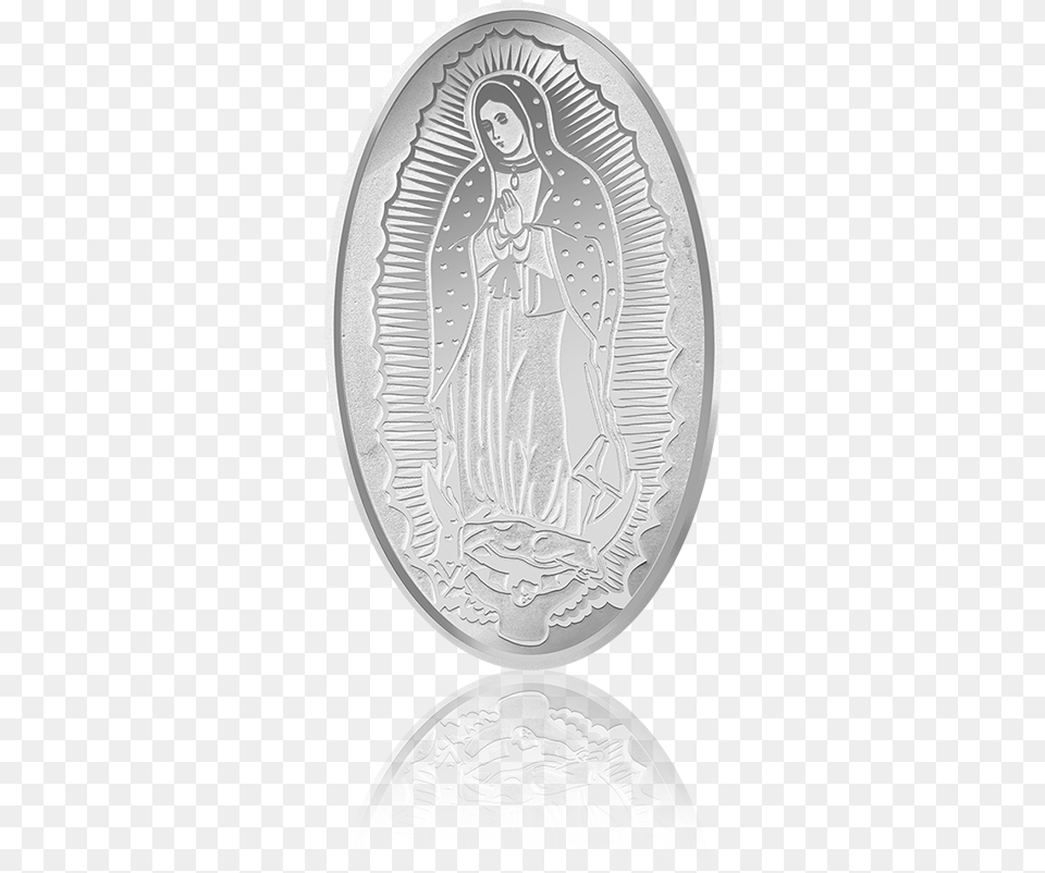 Our Lady Of Guadalupe, Silver, Coin, Money, Head Free Transparent Png