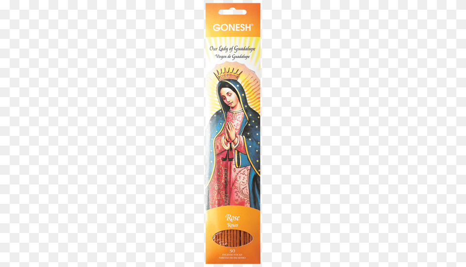 Our Lady Of Guadalupe Incense Gonesh Incense, Adult, Female, Person, Woman Free Png