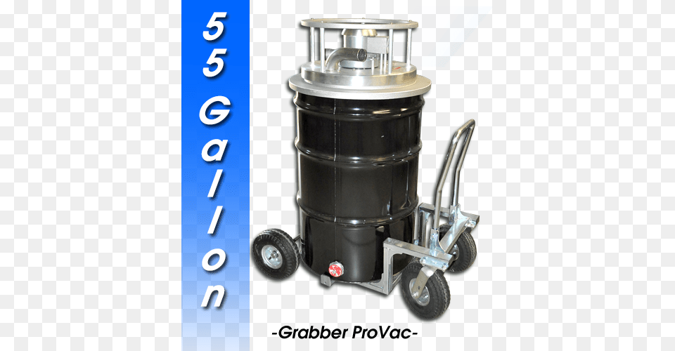 Our Largest Portable Vacuum Our 55 Gallon Provac Is Concrete, Machine, Wheel, Bottle, Shaker Png Image