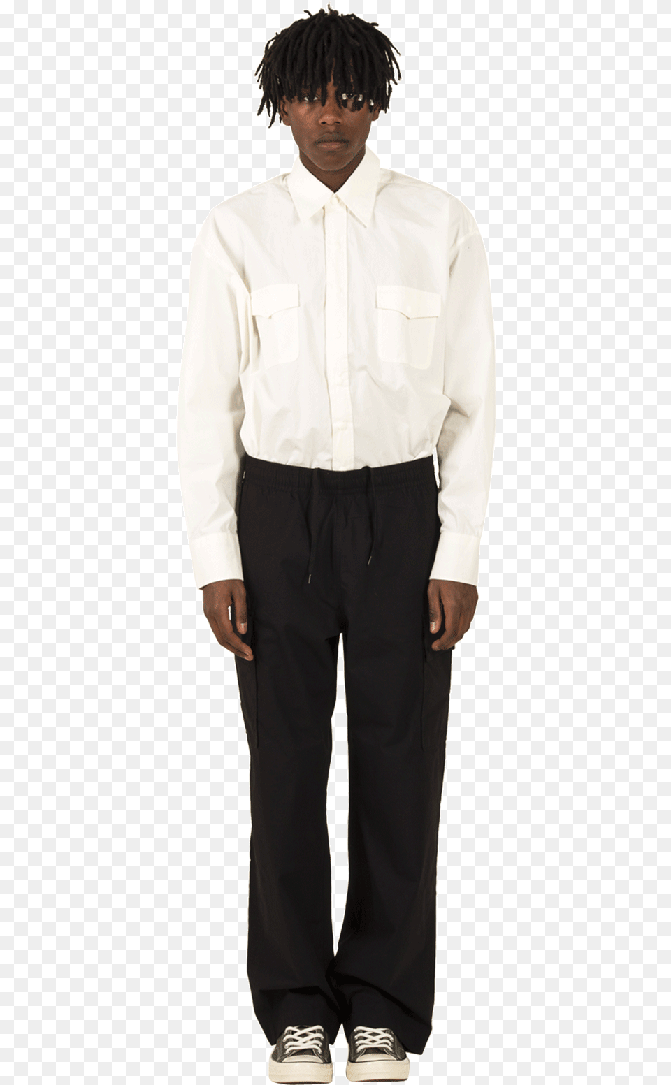 Our Legacy Trousers Rest Trousers Washed Black Parachute Our Legacy Trousers Detail, Clothing, Dress Shirt, Shirt, Pants Free Png