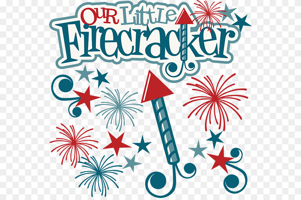 Our Little Firework Svg Files For Scrapbooking Cardmaking Our Little Firecracker, Book, Chart, Plot, Publication Free Transparent Png
