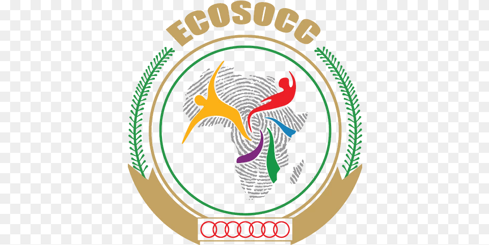 Our Logo Ecosocc African Charter On The Rights And Welfare, Emblem, Symbol, Person Free Transparent Png