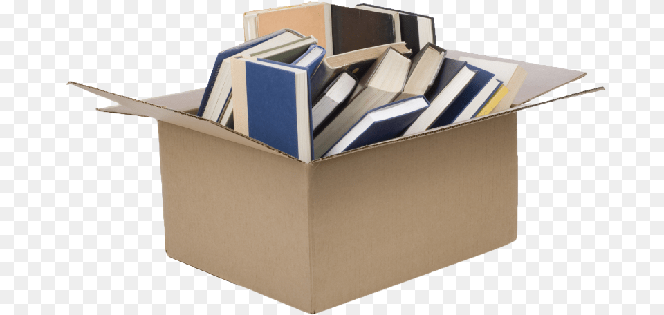 Our Media Mail Shipping Is Just 1 Donations Books, Box, Cardboard, Carton, Package Png