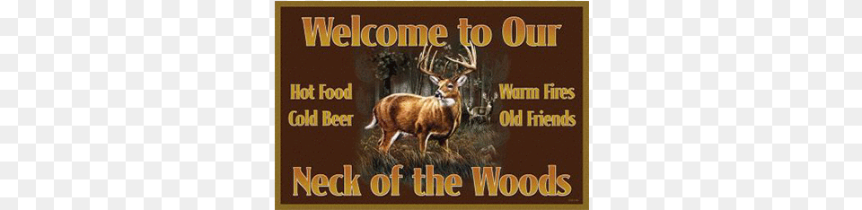 Our Neck Of The Woods Whitetail Deer Mat, Animal, Mammal, Wildlife, Elk Png Image