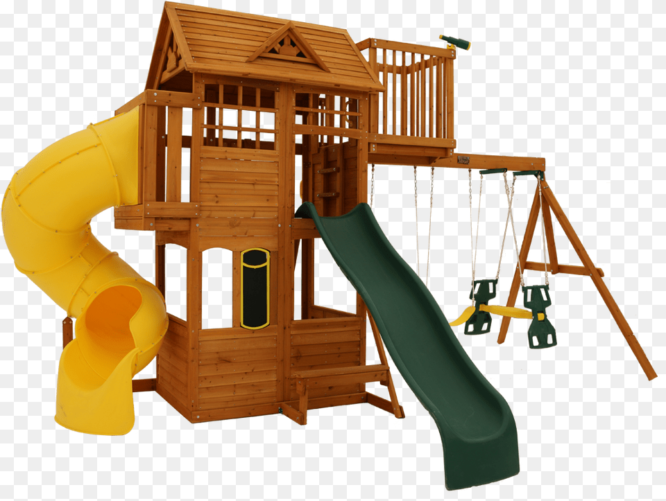 Our New Climbing Frame The Skyline Swingset Cedar Summit Abbeydale Clubhouse Wooden Swing Set, Outdoor Play Area, Outdoors, Play Area, Slide Png