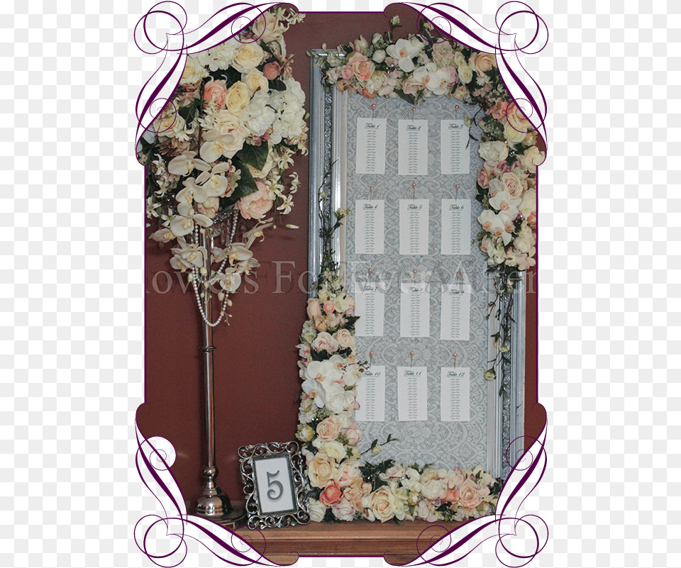 Our New Flower Wall Flowers For Ever After Artificial Silver Photo Frames Designs For Table, Art, Plant, Pattern, Graphics Free Transparent Png