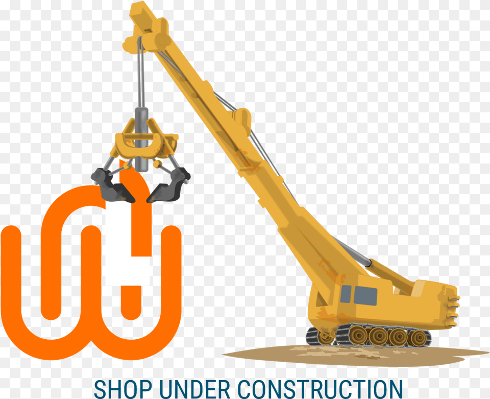 Our New Shop Is Currently Under Construction Construction Clip Art Crane, Construction Crane, Bulldozer, Machine Png Image