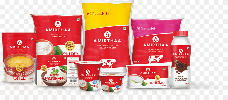 Our Products Amirthaa Milk, Dessert, Food, Yogurt, Dairy Png Image