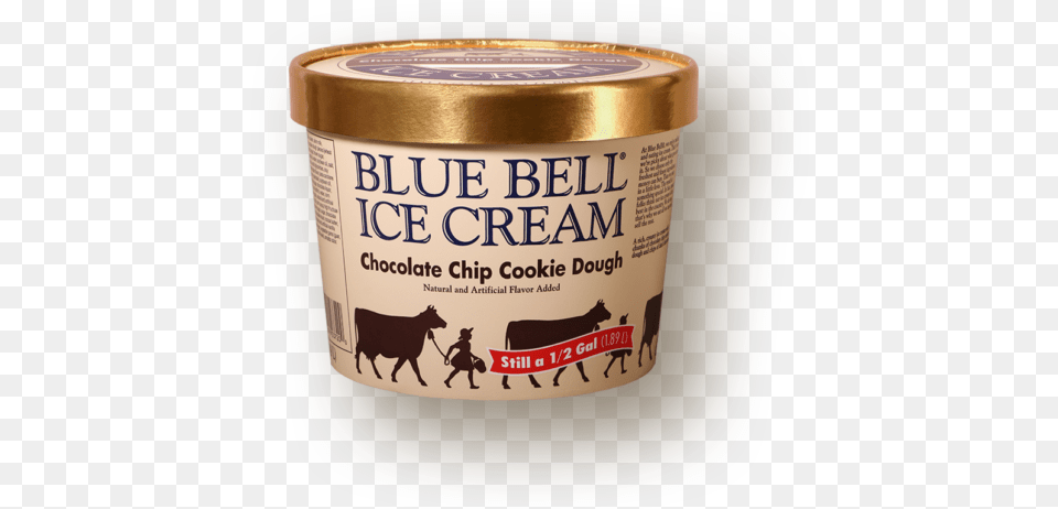 Our Products Blue Bell Creameries Cookie Dough Ice Cream Blue Bell, Person, Food, Can, Tin Free Png Download
