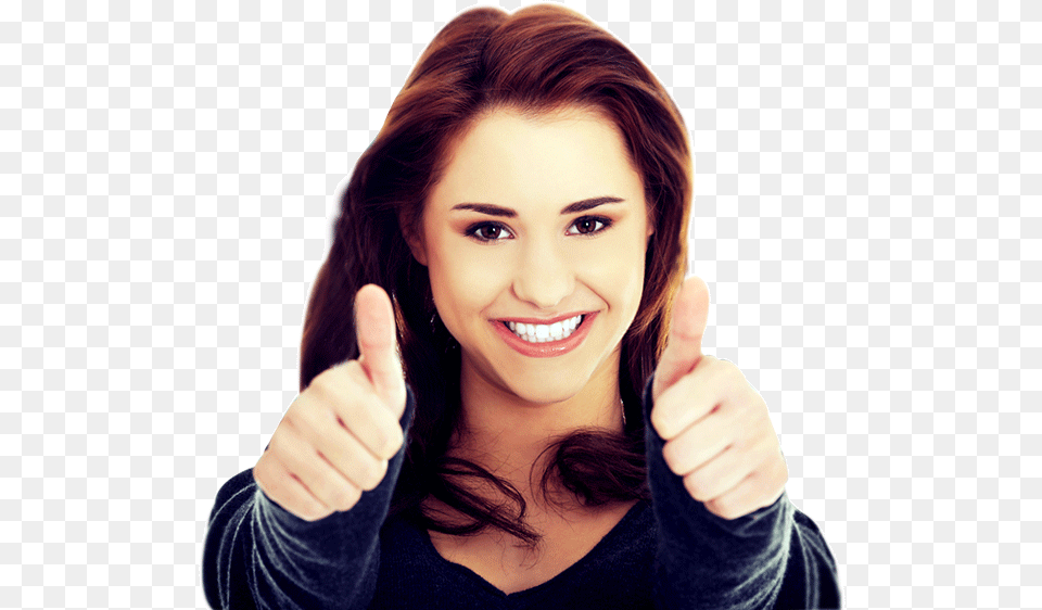 Our Products Girl, Adult, Thumbs Up, Person, Woman Free Png Download