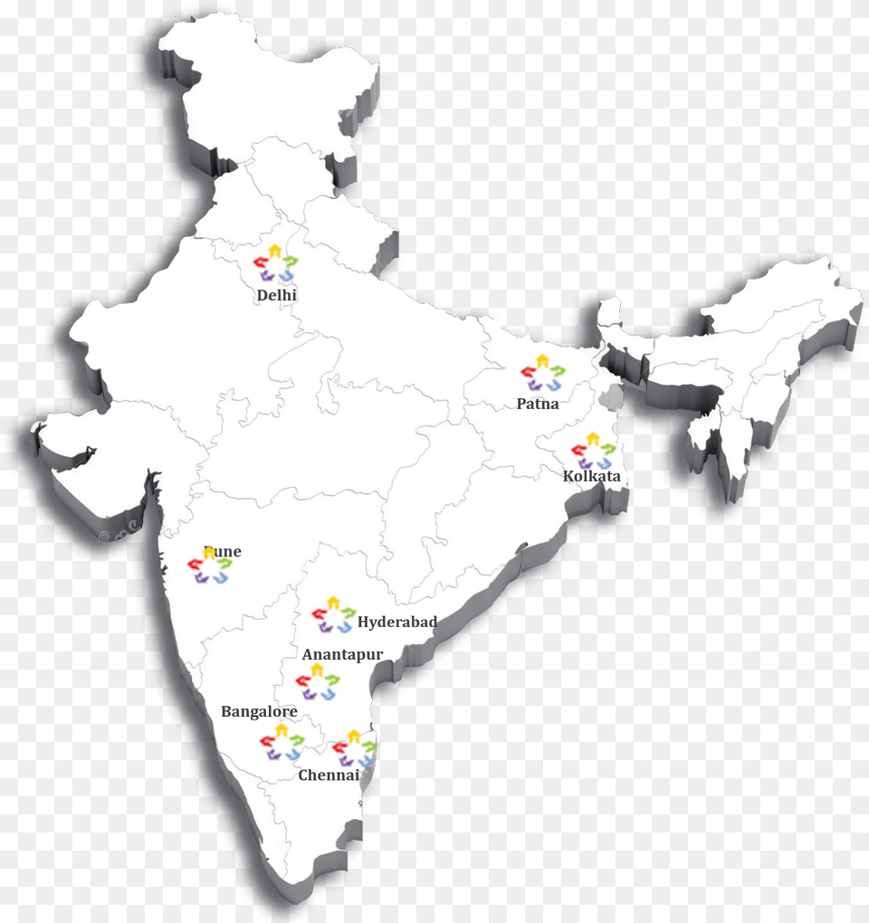 Our Reach Ankleshwar In India Map, Chart, Plot, Atlas, Diagram Free Png Download