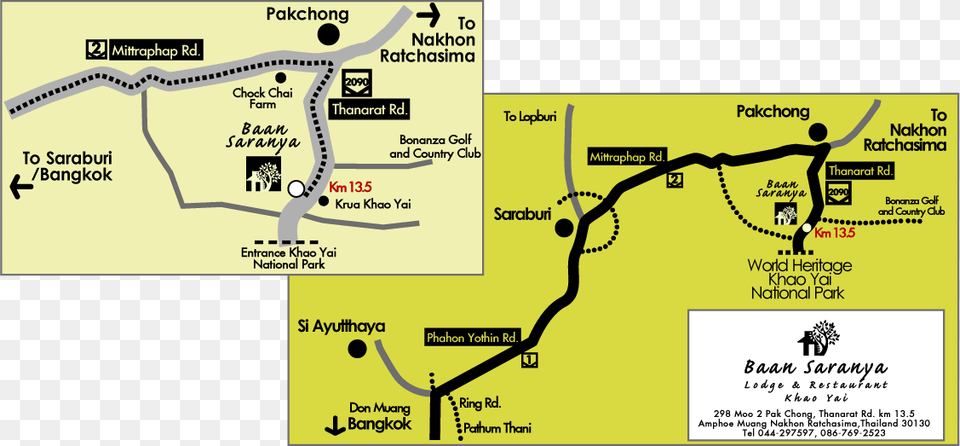 Our Resort Map In Khao Yai Pak Chong Nakhon Ratchassima Khao Yai Attractions Map, Chart, Diagram, Plan, Plot Free Png