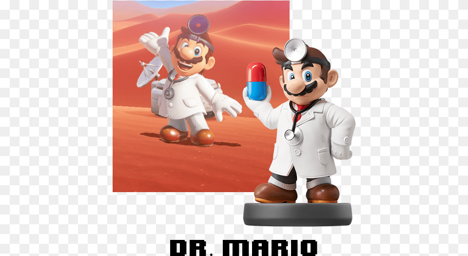 Our Rundown Of Every Amiibo Unlock In Super Dr Mario Smash Amiibo, Baby, Person, Cosmetics, Lipstick Free Transparent Png