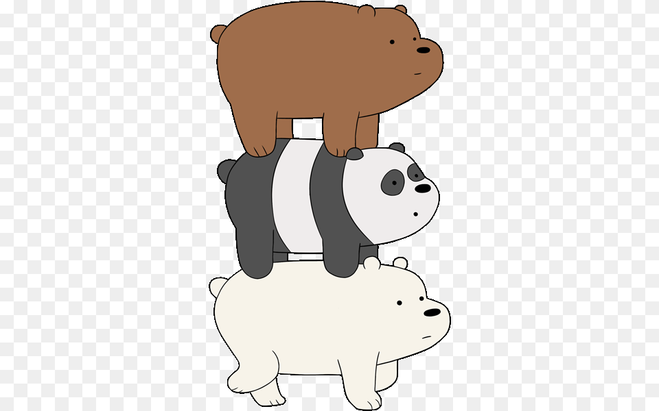 Our Secret Panda Powered U201cendofprotonu201d Road Trip U2014 Amazing We Bare Bears Gif, Animal, Bear, Mammal, Wildlife Free Transparent Png