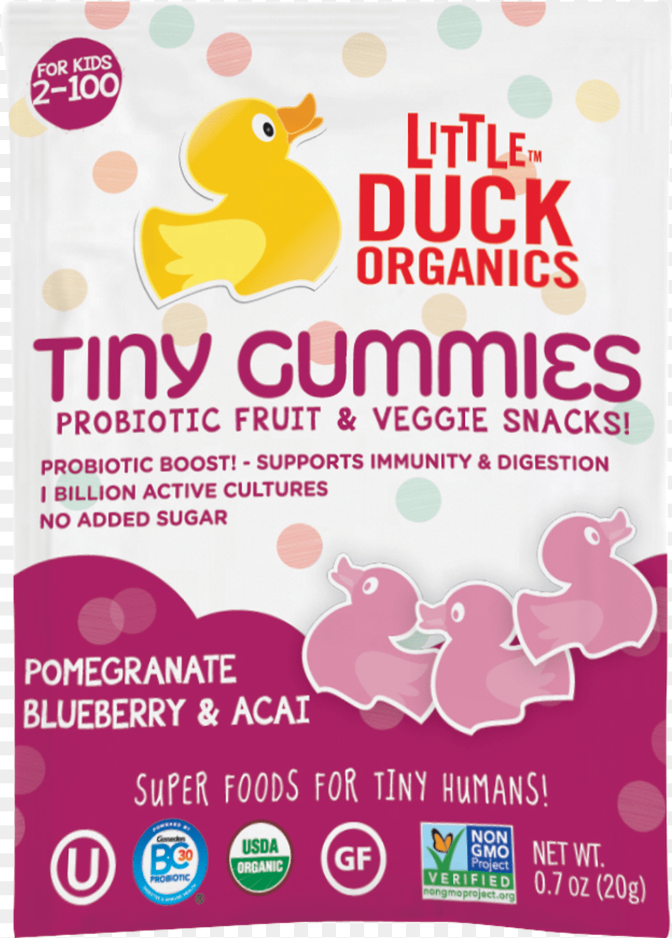 Our Single Serve Duck Shaped Pomegranate Blueberry Little Duck Organics Pomegranate Blueberry Amp Acai, Advertisement, Poster, Animal, Bird Free Transparent Png