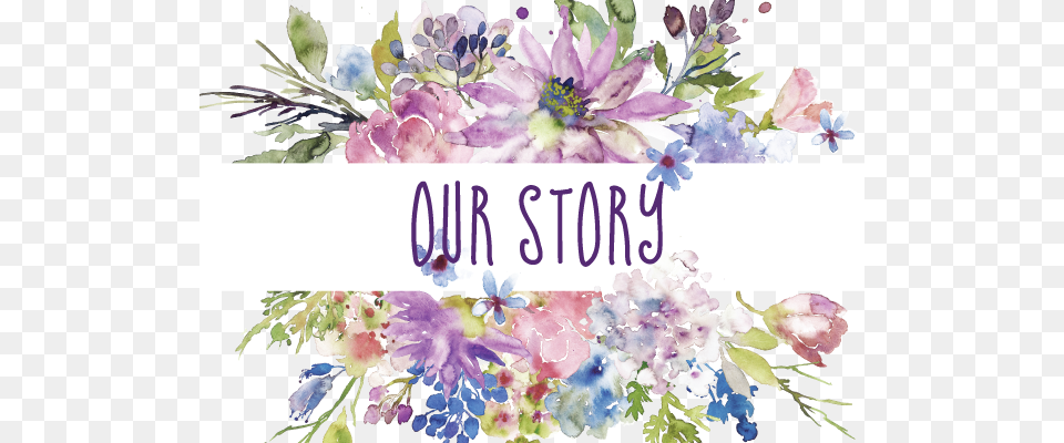 Our Story Watercolor Painting, Art, Floral Design, Graphics, Pattern Free Png Download