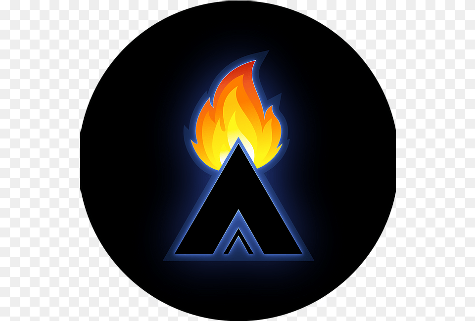 Our Team Language, Fire, Flame, Logo, Triangle Free Png