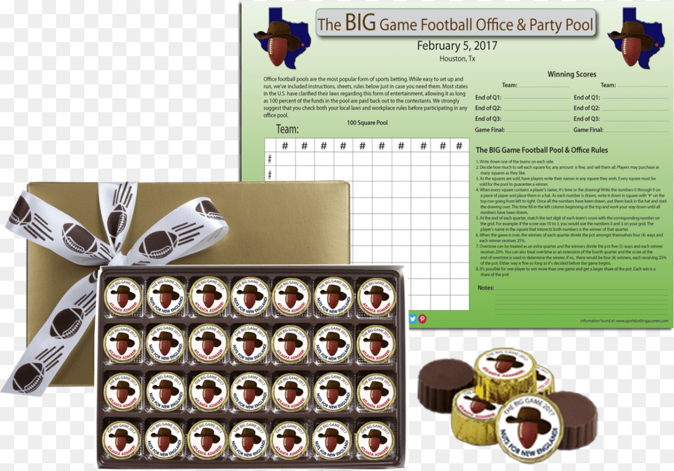 Our The Big Game Football Office Amp Party Pool Pack, Text, Cream, Dessert, Food Free Png Download