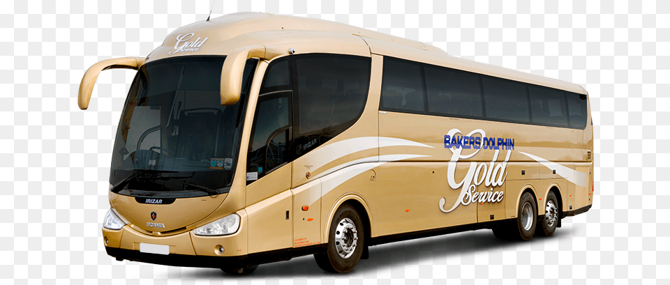Our Top Of The Range Gold Coaches Are The Very Latest Bus, Transportation, Vehicle, Tour Bus Png Image