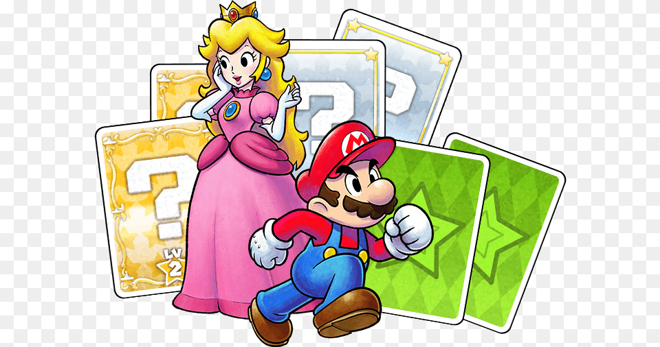 Our Trio Of Heroes Mario And Luigi Paper Jam Battle Cards, Baby, Person, Game, Super Mario Png Image