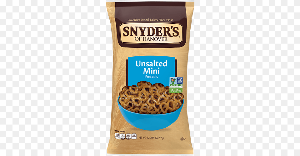 Our Unsalted Mini Pretzels Offer All The Naturally Snyders Of Hanover, Food, Pretzel Png Image