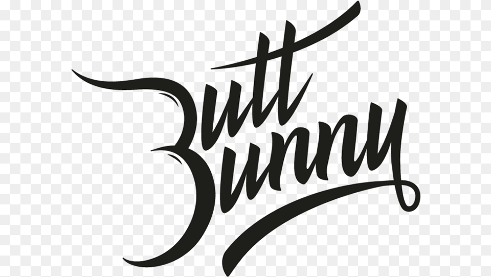 Our Very Own Designer Toy Butt Bunny Is All Bodacious Calligraphy, Handwriting, Text, Cross, Symbol Free Transparent Png