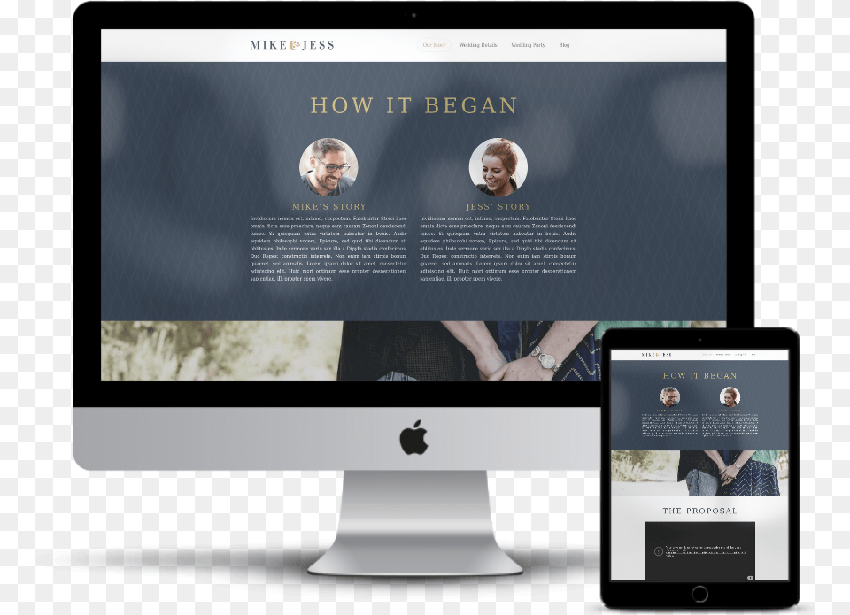Our Wedding Industry Template Web Design, Electronics, Person, Computer, Adult Free Transparent Png