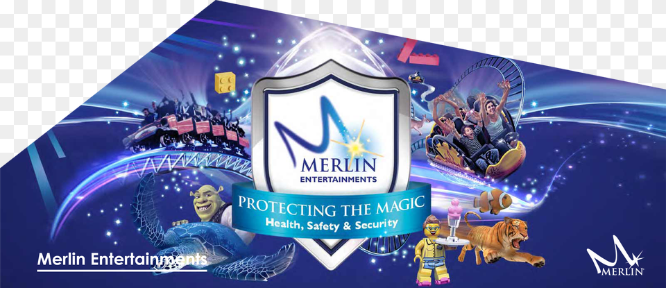Our Work Merlin Merlin Entertainments, Advertisement, Poster, Person, Head Free Png Download