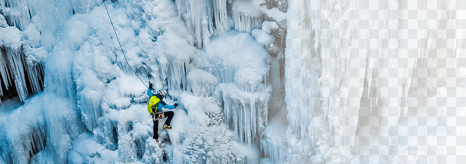 Ouray Ice Park Lead Only Area, Outdoors, Person, Nature, Climbing Free Transparent Png