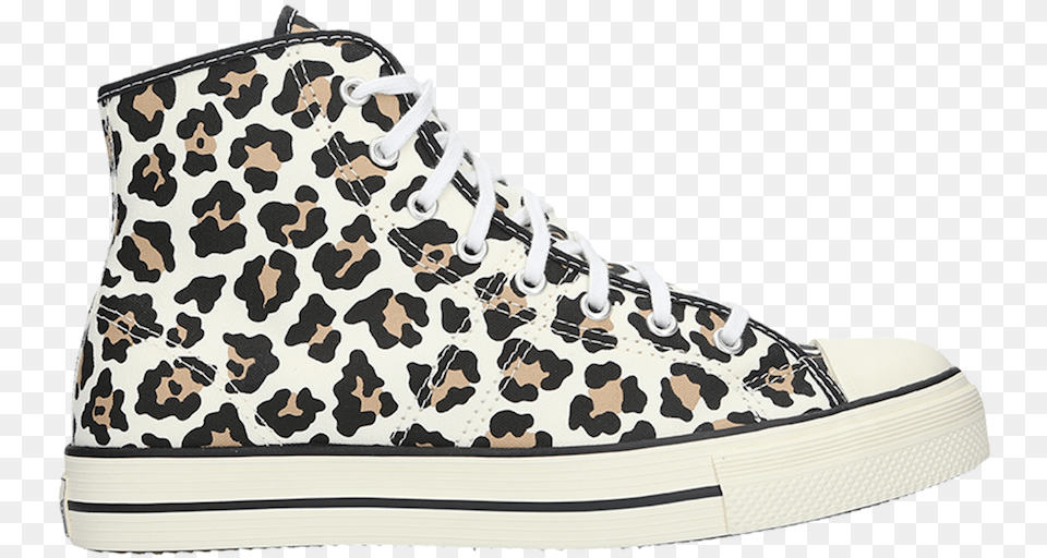 Out Now Converse Lucky Star High Top Leopard Print, Clothing, Footwear, Shoe, Sneaker Free Png