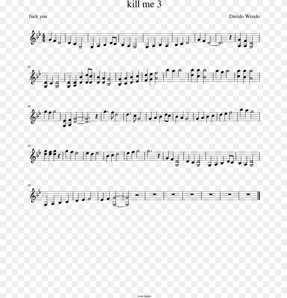 Out Of Nowhere Lead Sheet, Gray Free Png