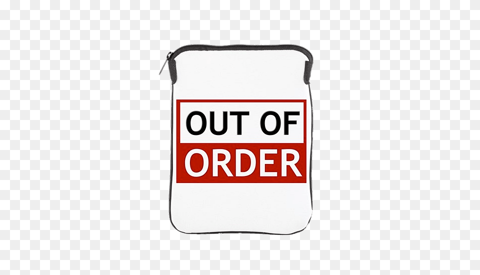 Out Of Order Ipad Sleeve, Bag, Bus Stop, Outdoors, First Aid Png