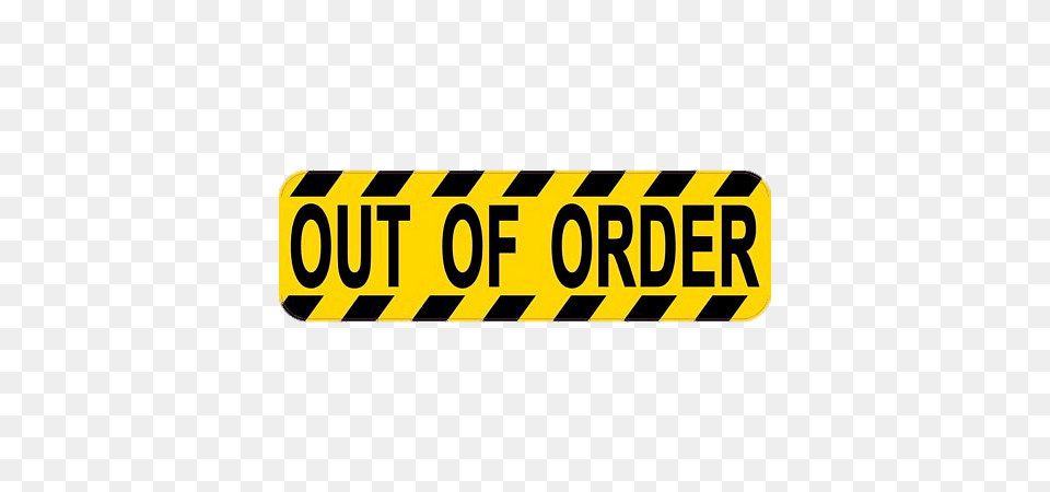 Out Of Order Magnetic Sign, Dynamite, Weapon Png