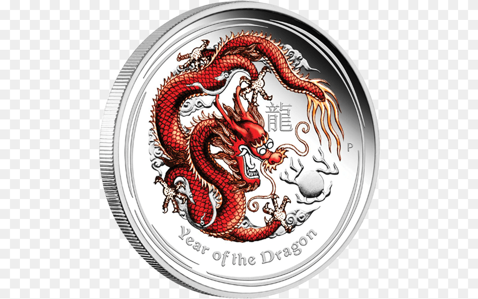 Out Of Stock 2012 Australian Year Of The Dragon Silver Coin Free Png Download